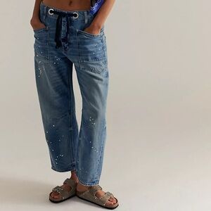 Free People Moxi Barrel Jeans Size 26